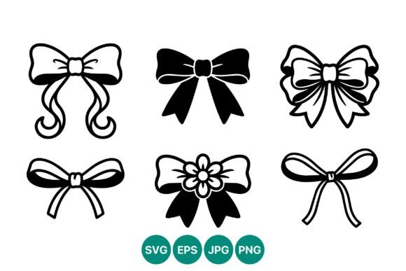 Black and White Decorative Bow Vector: A Practical Guide for Designers