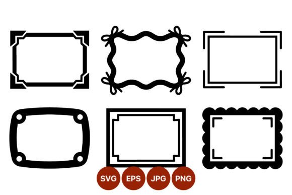 Black and White Decorative Frame Vector: A Versatile Design Tool for Modern Creators