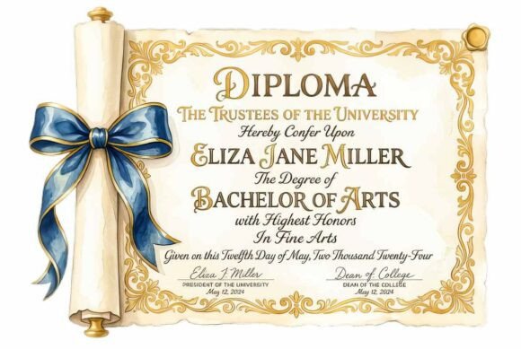 Elevate Designs with Diploma Scroll PNG