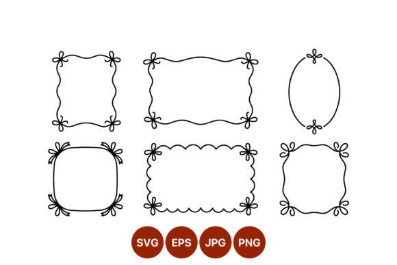 Elevating Design with Hand-Drawn Floral Decorative Frame Vector Art