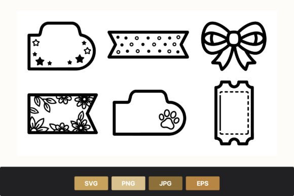 Elevating Visual Identity with Decorative Black White Tag Line Art: A Strategic Asset for Modern Creators