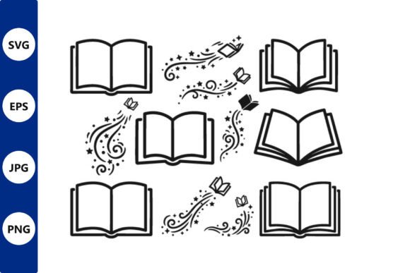 Evaluating the Open Book Icon Vector Set Decorative for Professional and Personal Design Projects
