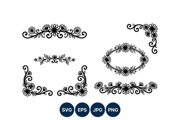 Integrating Floral Swirls Decorative Frame Vector Assets into Professional Design Workflows