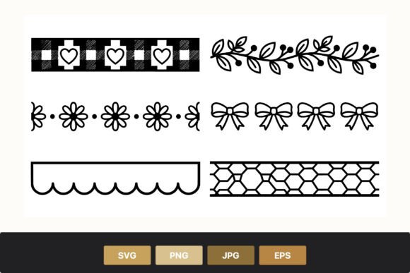 Integrating the Decorative Black and White Border Set into Professional Design Workflows