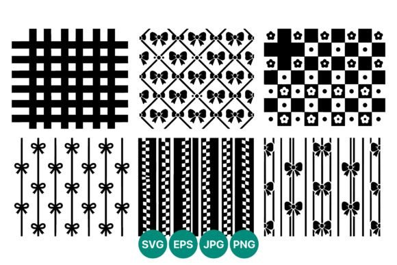 Mastering Visual Clarity with a Black and White Decorative Pattern Set