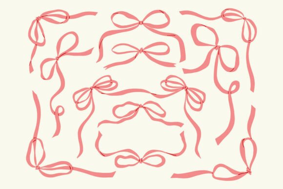 Ribbon Frame & Bow Decorative Bundle