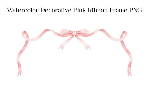 Strategic Visual Branding with the Watercolor Decorative Pink Ribbon Frame