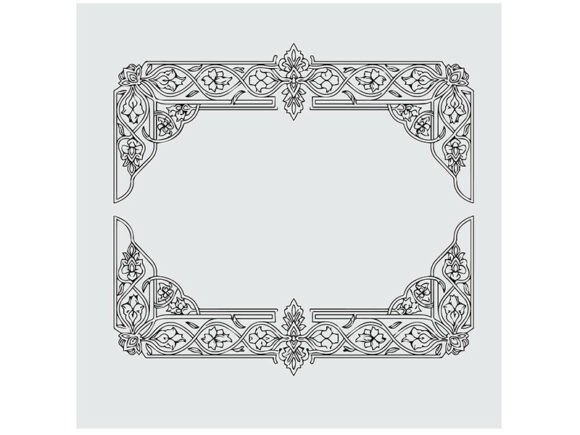 The Art of Digital Elegance: Integrating the Elegant Arabic Style Decorative Frame into Modern Design
