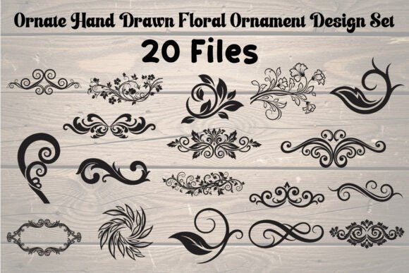 The Art of Vintage Flourishes: Elevating Modern Design with Ornate Swirls and Botanical Motifs
